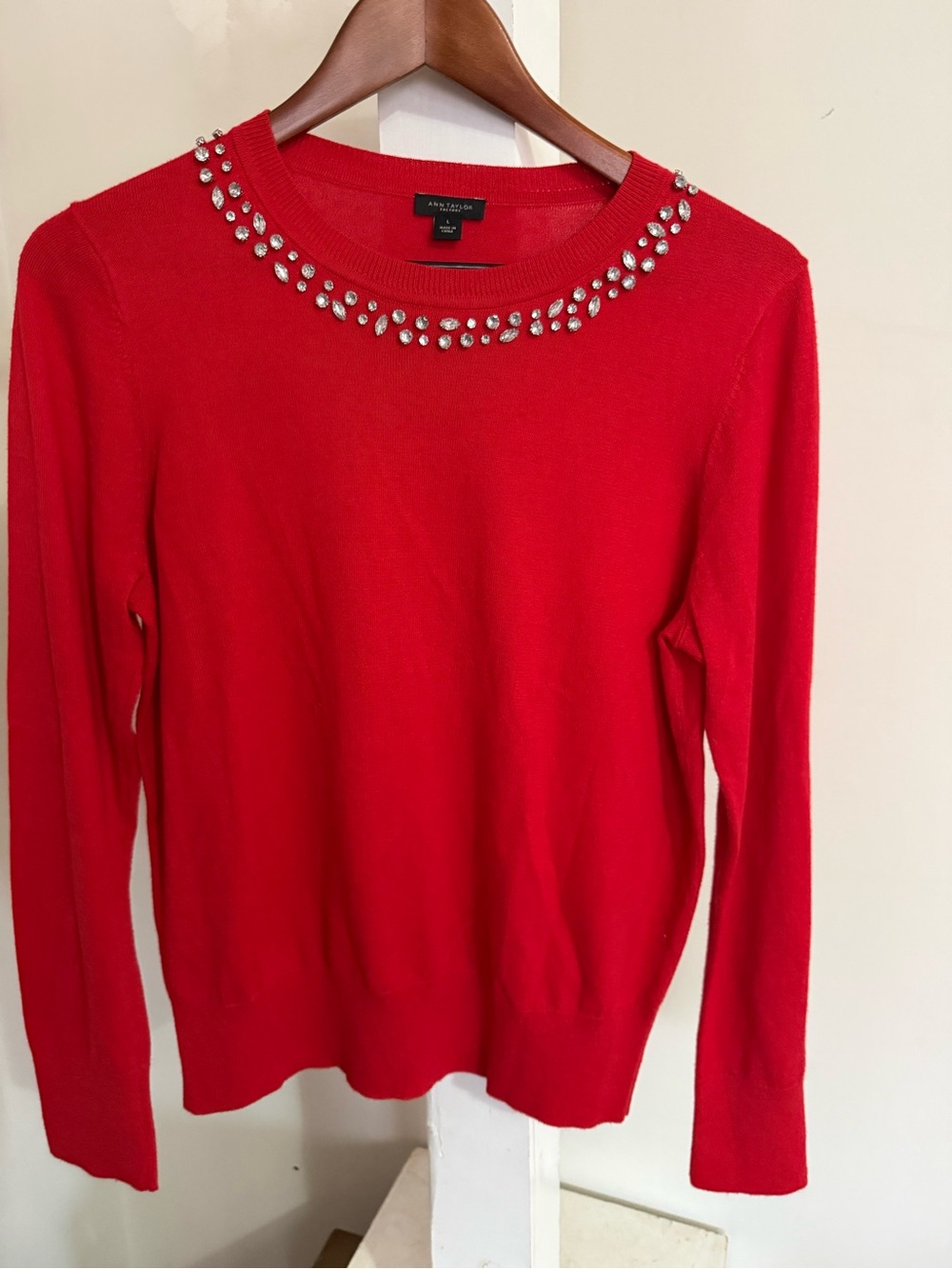 Ann Taylor Embellished Sweater